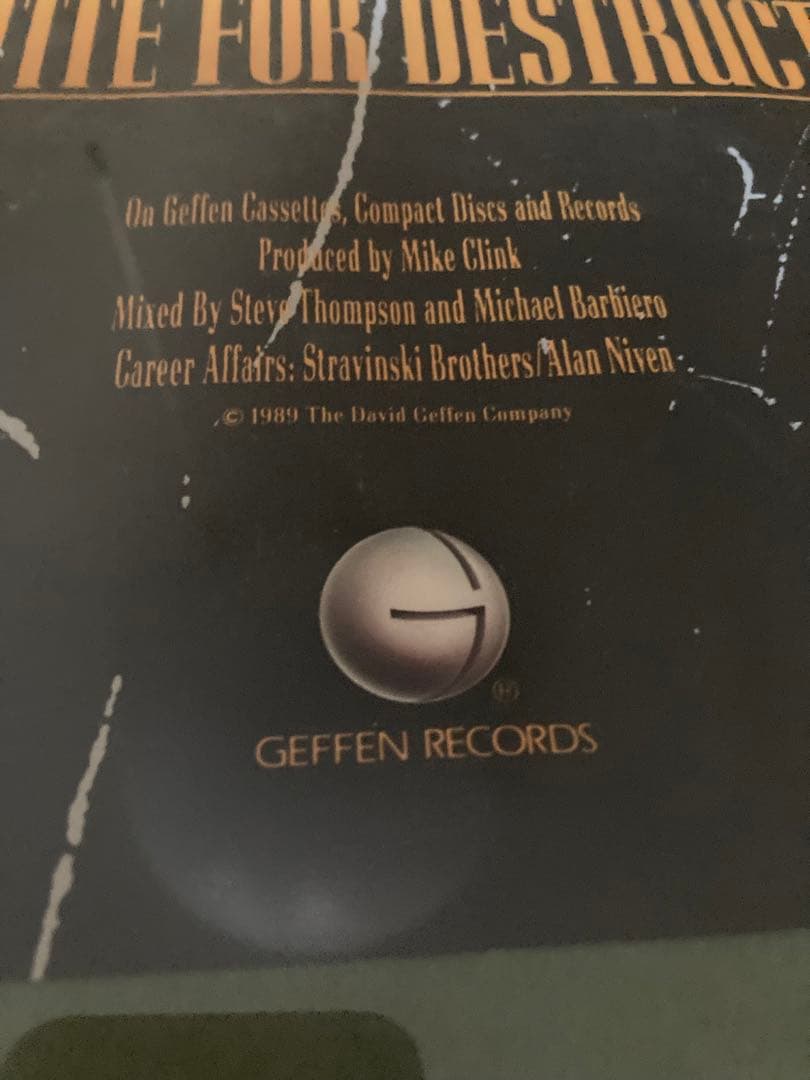 激レア　Guns N' Roses プロモポスター　ガンズアンドローゼズ　axl