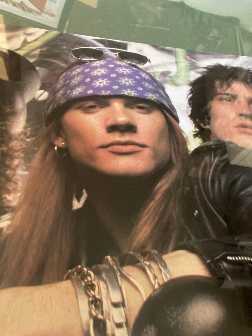激レア　Guns N' Roses プロモポスター　ガンズアンドローゼズ　axl
