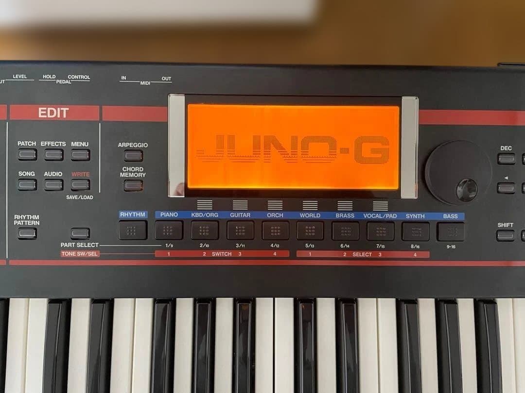 Roland JUNO-G シンセサイザー 61鍵盤　ソフトケース付き