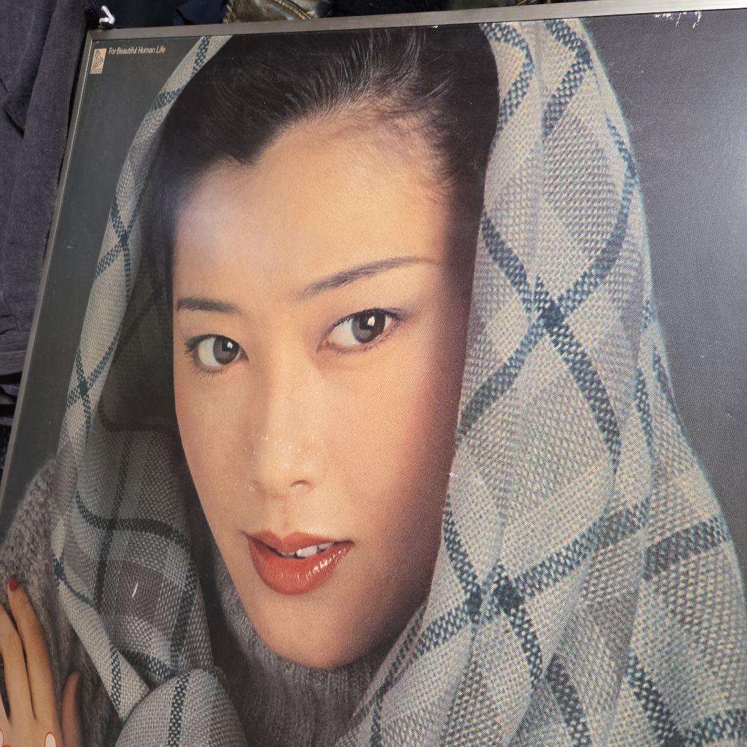 珍品、　カネボウ化粧品販促ポスター　夏目雅子バネル版