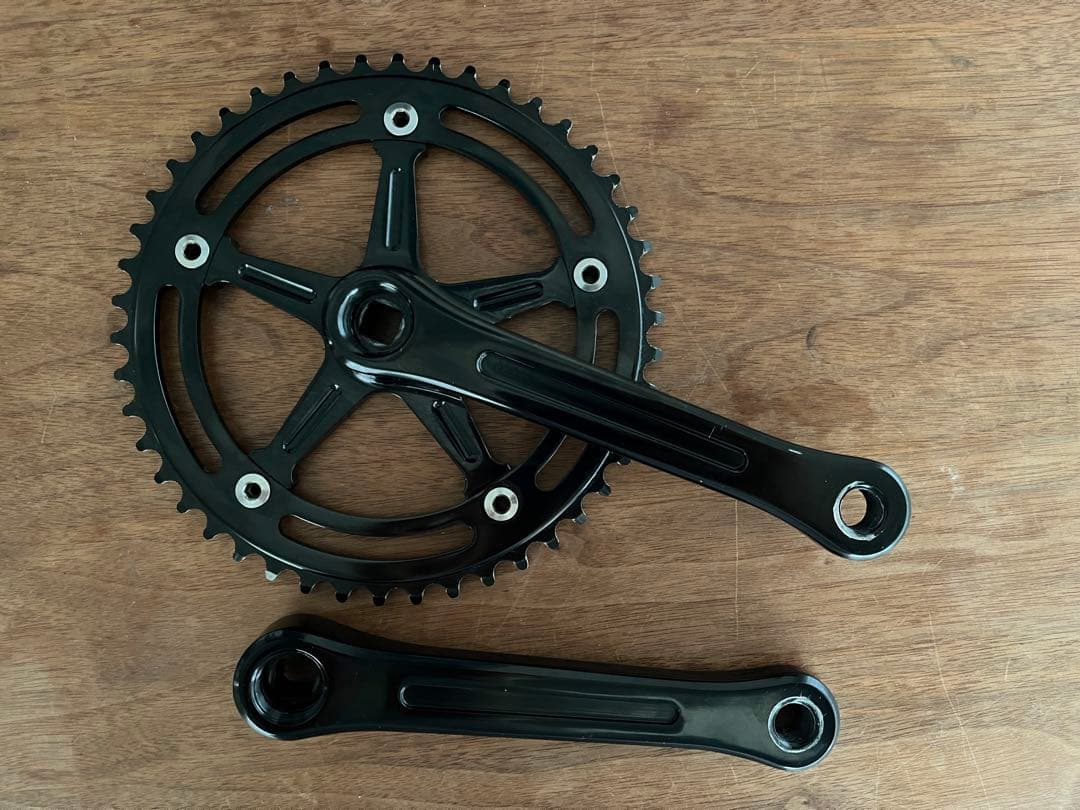 パーツ BLUE LUG RMC track crank set (all black)
