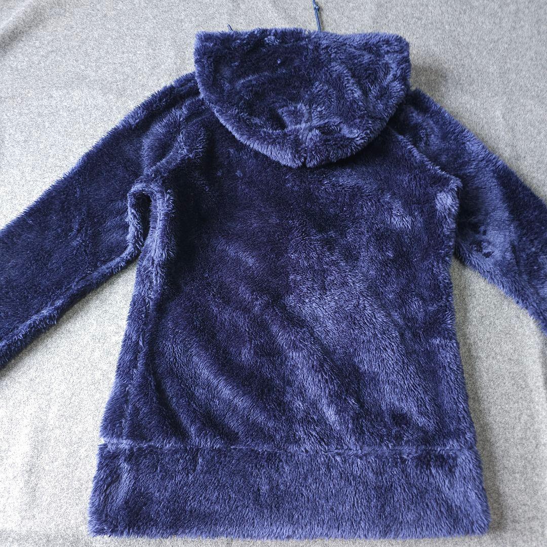 【ムータマリン】人気ラバーロゴ×ボア生地 長袖ゴルフブルゾンパーカーM