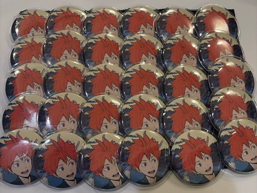 ハイキュー 日向翔陽 缶バッジ夏ノ陣 痛バ 缶バ