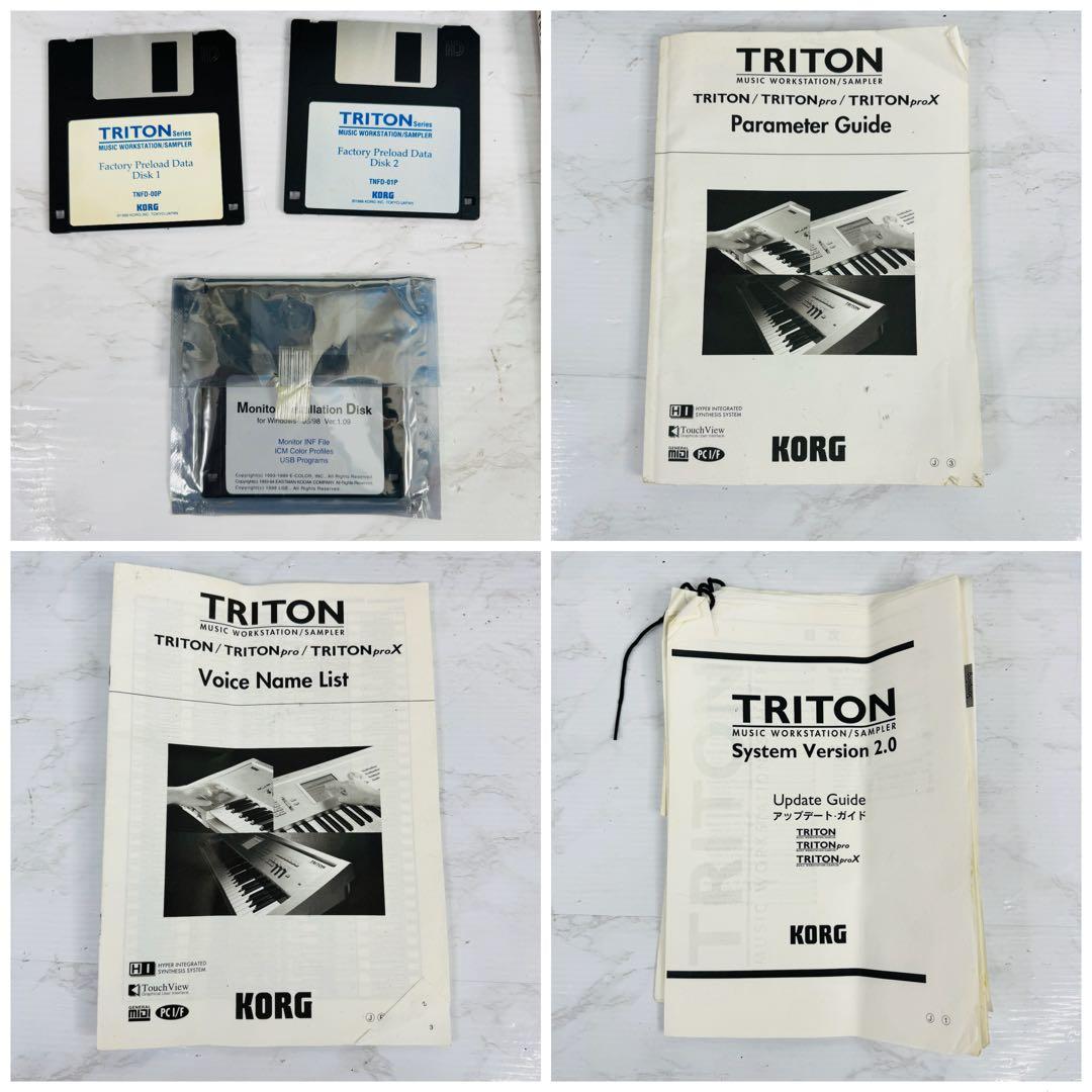 KORG　TRITON　シンセサイザー　61鍵盤　初代　ソフトケース　動作品