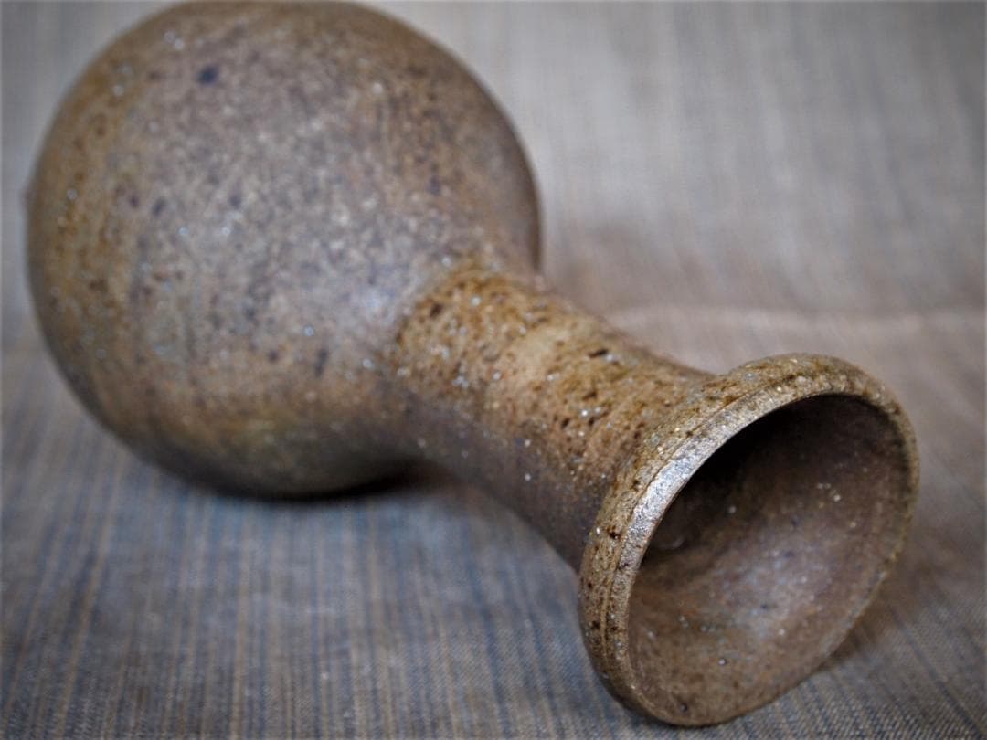 希少作★中里隆【師：小山富士夫＆中里太郎右衛門】★種子島花入★共箱