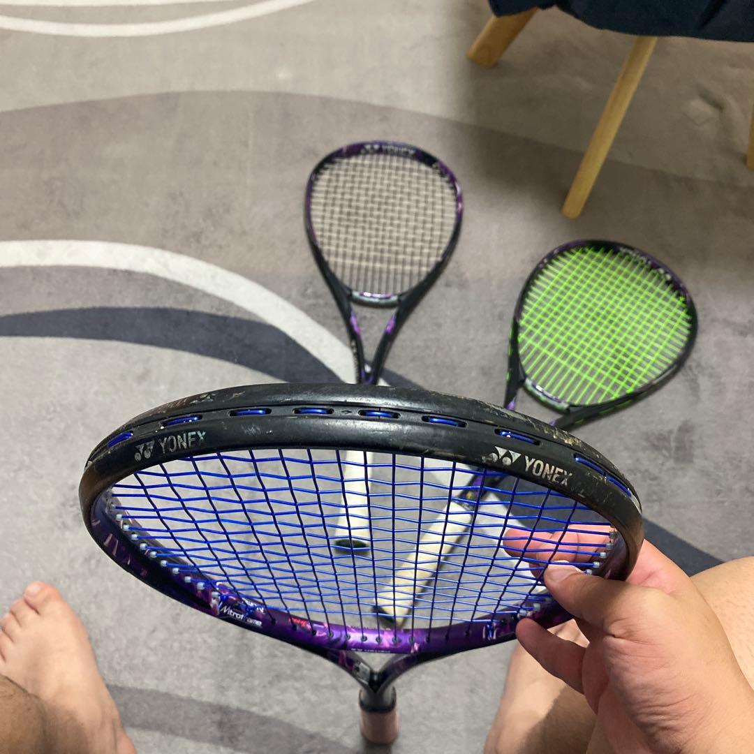 YONEX 軟式テニスラケット 3本セット