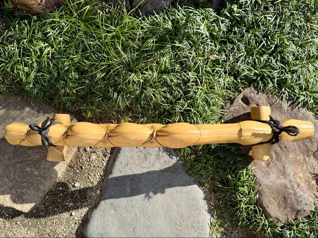 竹製　茶道具 結界（けっかい）亀甲竹結界 白竹