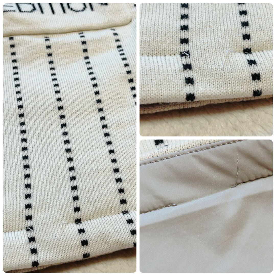 美品　マスターバニー　セットアップ　ストライプ　中綿　スカート　蓄熱　ジャケット