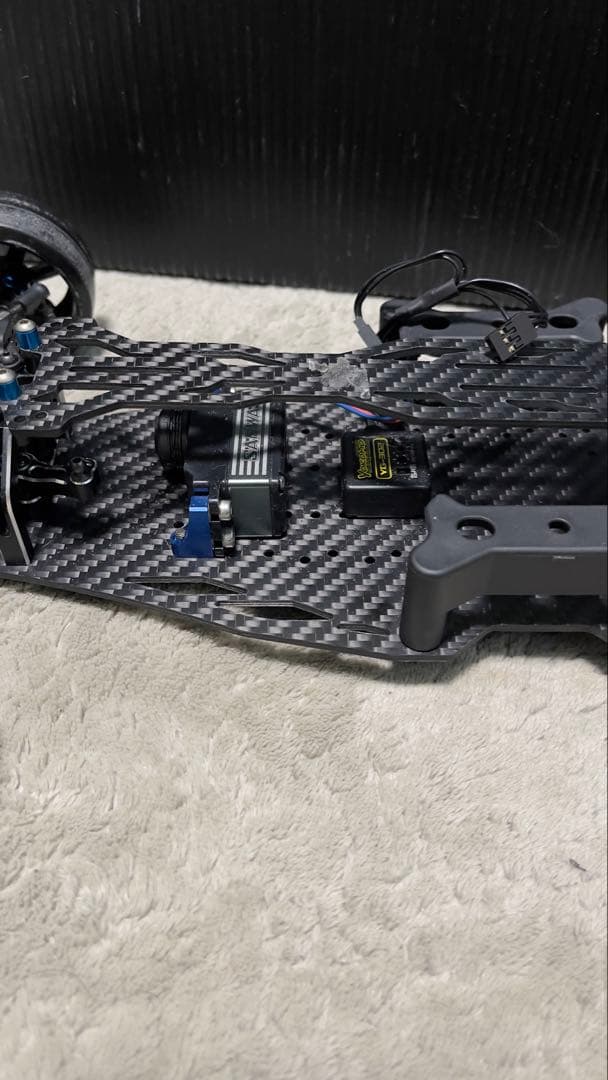 ドリフトラジコンYD-2 神風コンバージョン カーボンシャーシ　アルミパーツあり