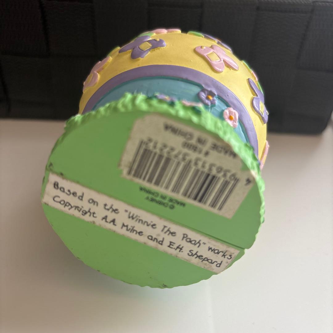 ディズニー　くまのプーさん　イースター　エッグ　置物　フィギュア