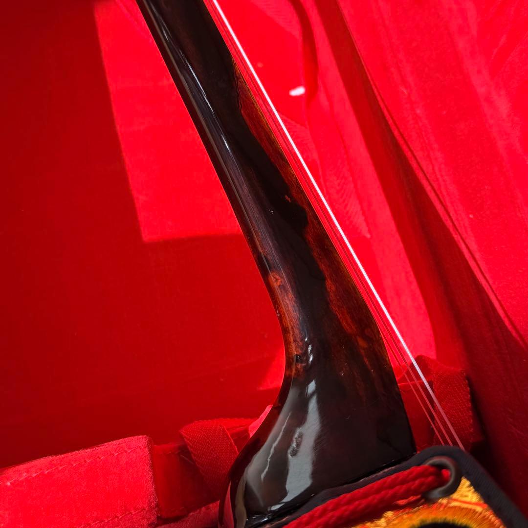 黒木三線■本皮一枚張り■黒檀 ケース付き