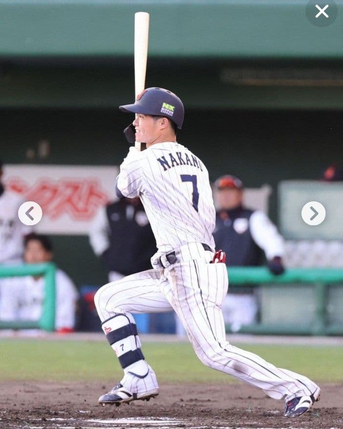 ☆プロフ内ユニホーム販売中☆ 日本代表ホームユニホーム 中野拓夢