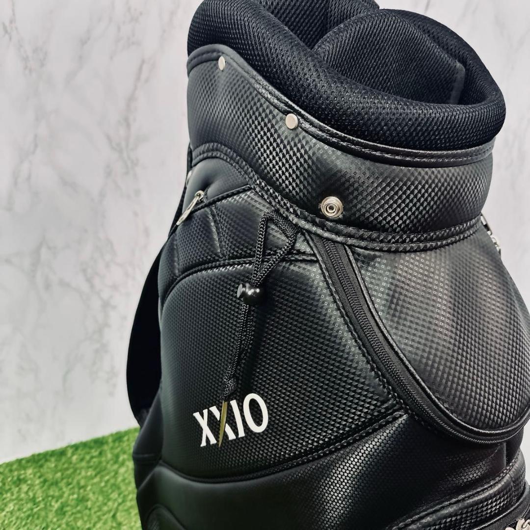 美品 ダンロップ ゼクシオ 軽量 キャディバッグ 9.5型 ブラック