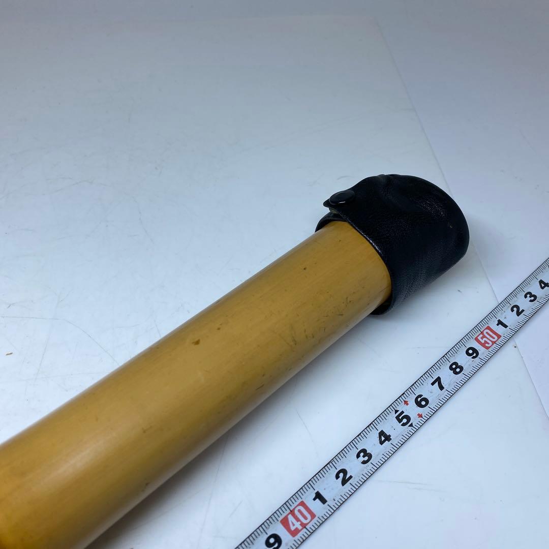 鳳舟在銘　銀三線尺八　約49cm 東N7-1026①