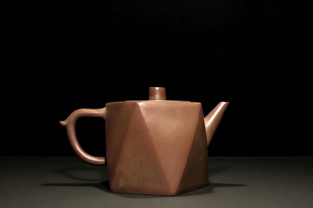 「菱方壺」 楊彭年  清代 紫泥急須   紫砂壷  茶壷 古玩 茶道具 煎茶道具