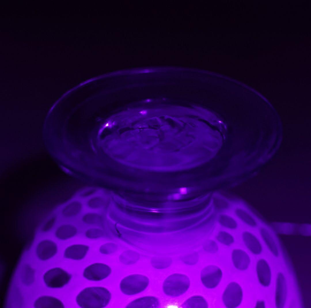 【美品】青と白の氷コップ