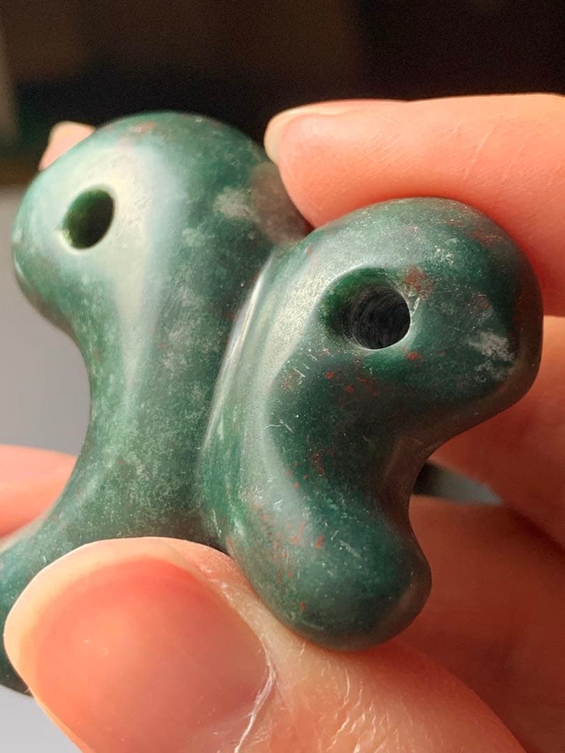 古墳期　出土　出雲石勾玉　碧玉　縄文時代　弥生　石器　土器　翡翠勾玉　根付　勾玉