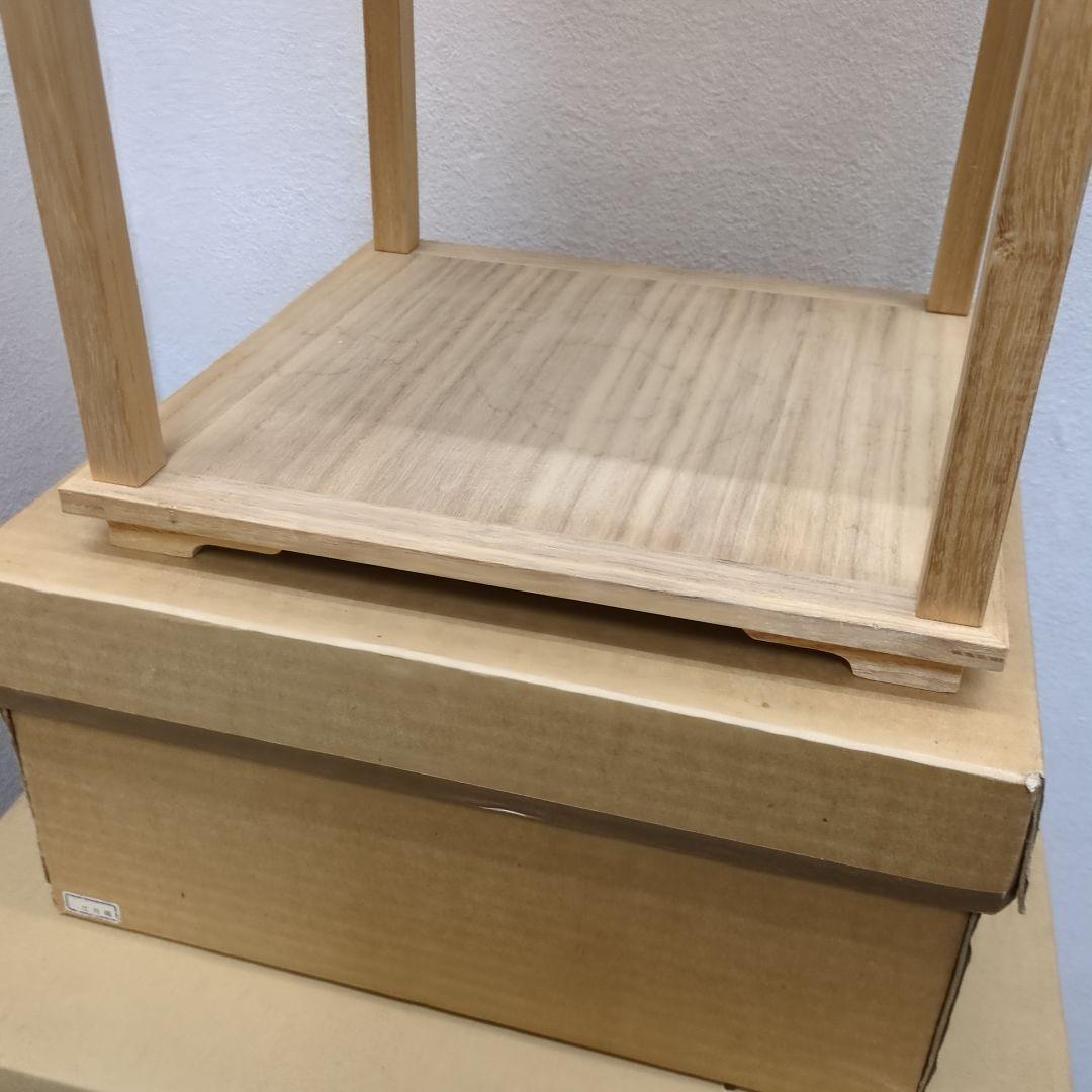 三木町棚　江岑棚 棚　木製　茶道具　お点前　紙箱　組み立て式