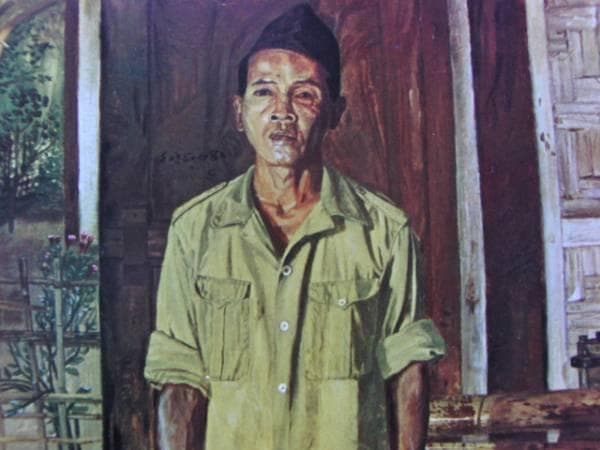 SUDJOJONO（S.スドジョヨノ）、隣人の像、希少大判画集画