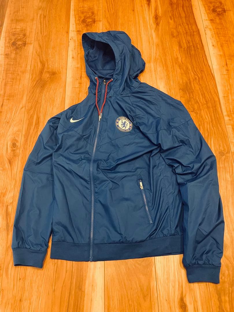チェルシーFC Nike ナイロンジャケット 古着 フード付