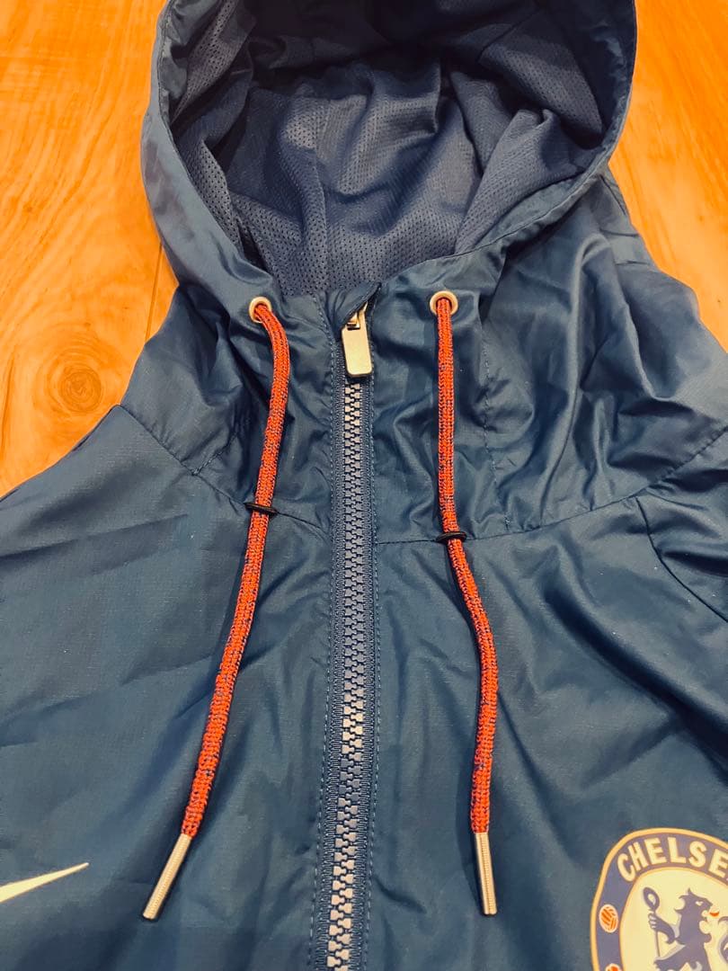 チェルシーFC Nike ナイロンジャケット 古着 フード付