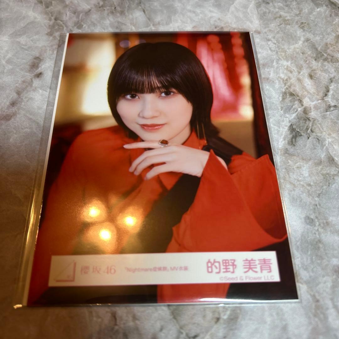 的野美青　櫻坂46 福袋　生写真　MV衣装　アザーカット