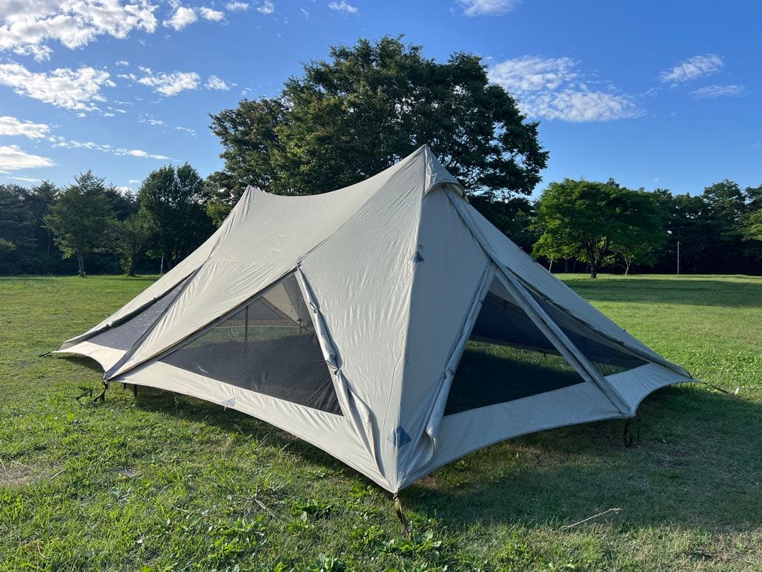 【美品】 鎌倉天幕 ハイドアウト02 フタマタノキワミ＋ポール2本セット