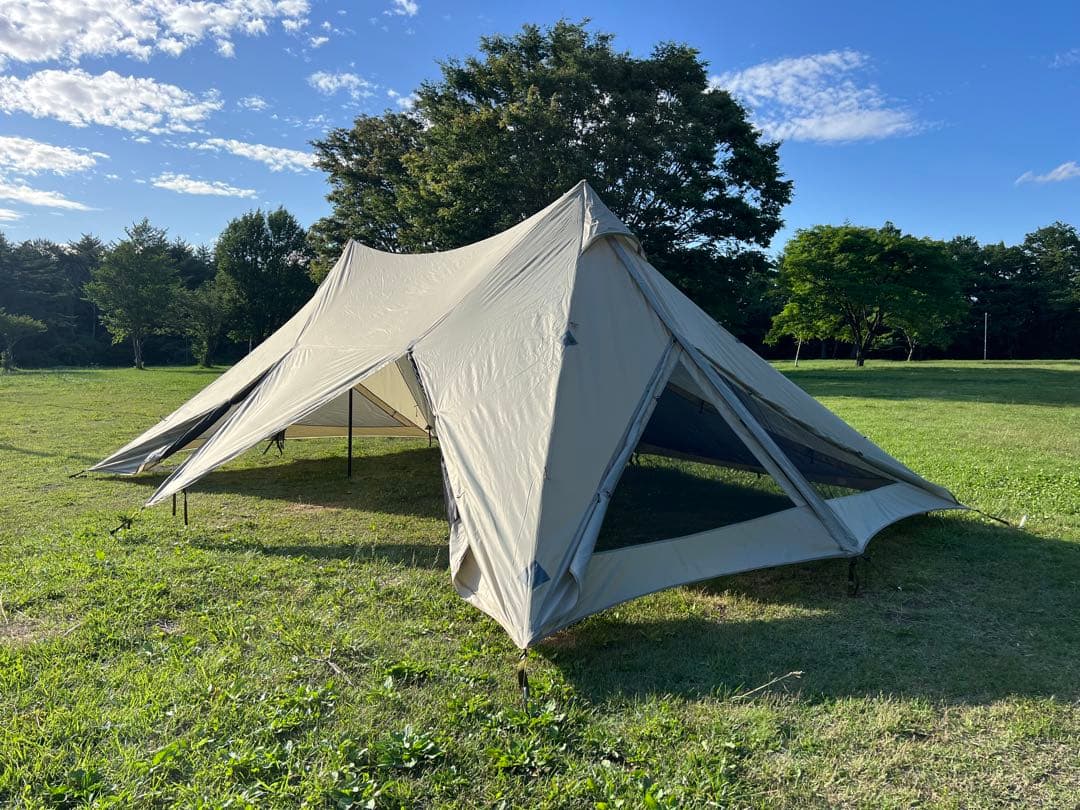 【美品】 鎌倉天幕 ハイドアウト02 フタマタノキワミ＋ポール2本セット