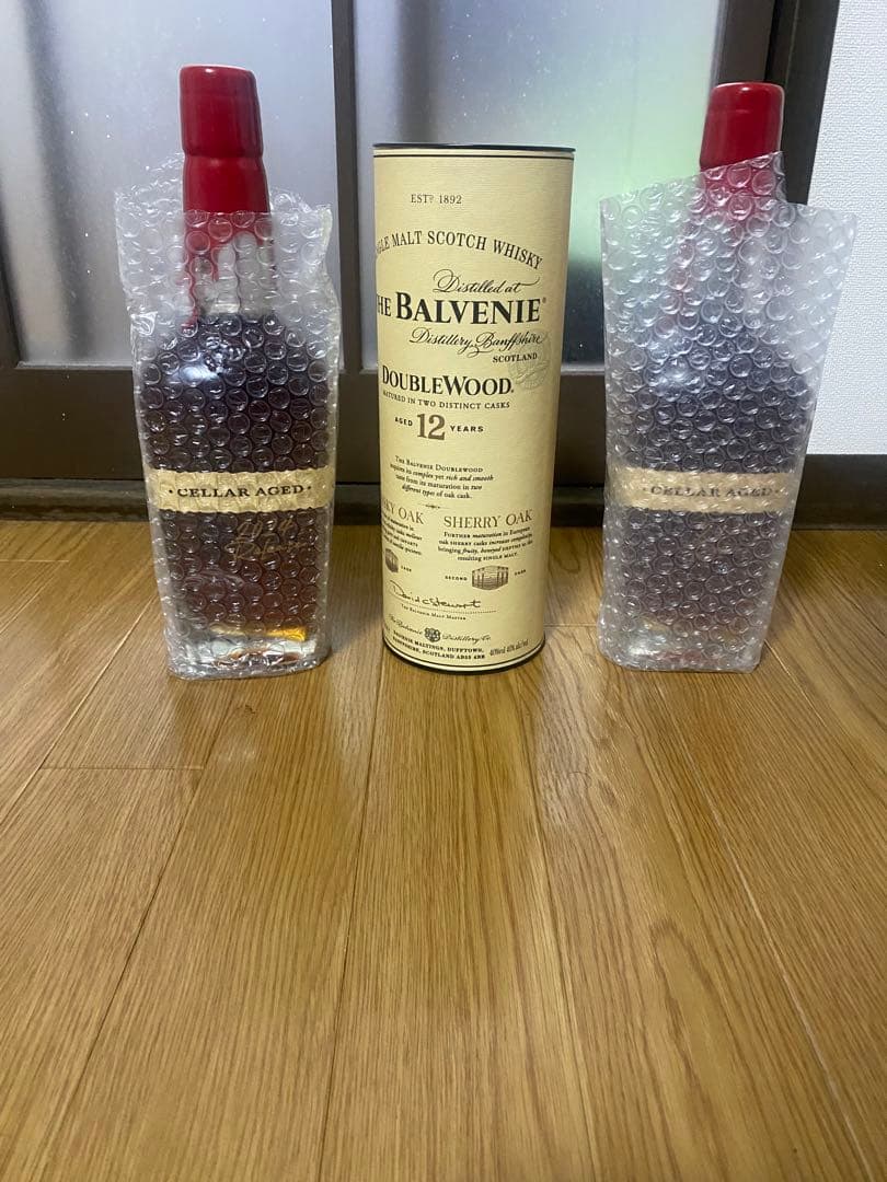 メーカーズマーク　セラーエイジド2024 ２本、バルヴェニー12年 ダブルウッド
