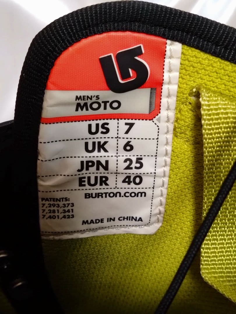 BURTON MOTO スノボブーツ 25cm バートン フリースタイル