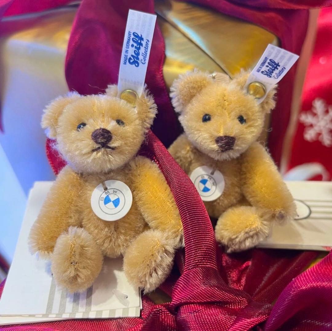 【新品未使用】×Steiff(シュタイフ）テディベア キーリング