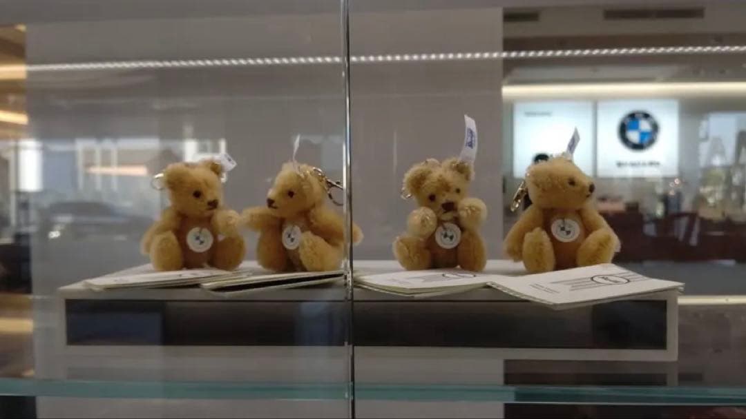 【新品未使用】×Steiff(シュタイフ）テディベア キーリング