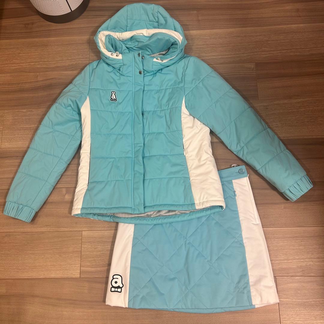 archi♡vio 水色 ジャケット スカート セット　アルチビオ　40 中綿