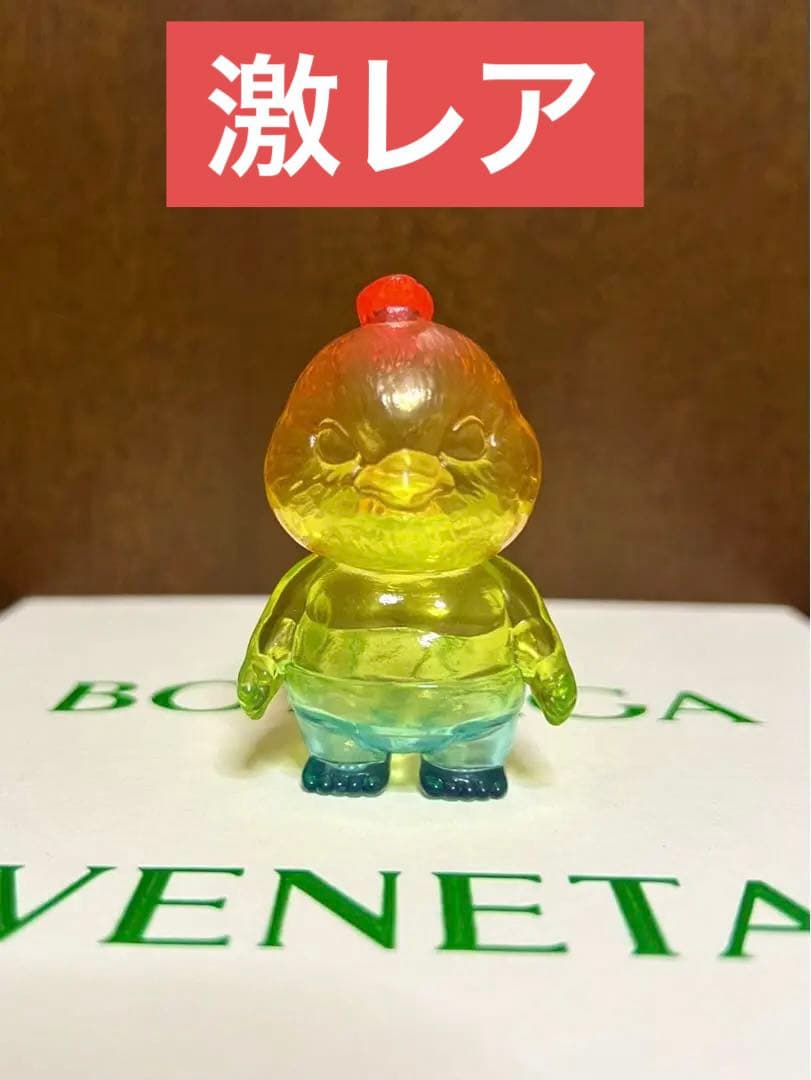 かけるり　子雀力士 チュンペイ　真頭玩具　REALHEAD しぇふ染め クリア