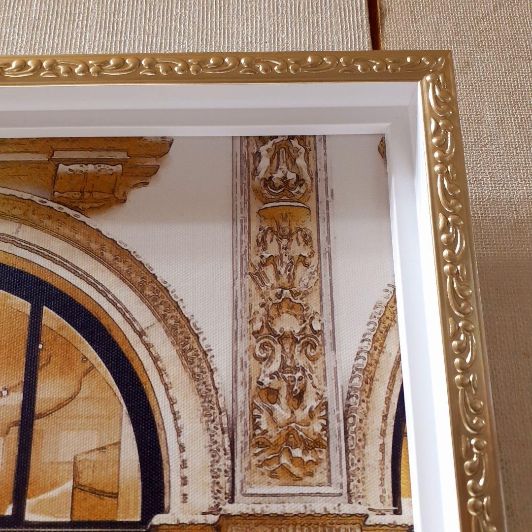 輸入雑貨　オマージュキャンバスアートパネル　『PRADA』　エントランス