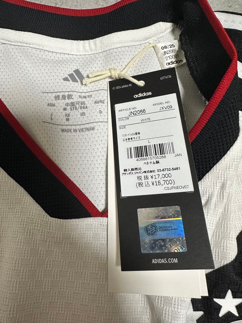 【新品タグ付】サッカー ドイツ代表 2026 ホーム ユニフォーム Lサイズ