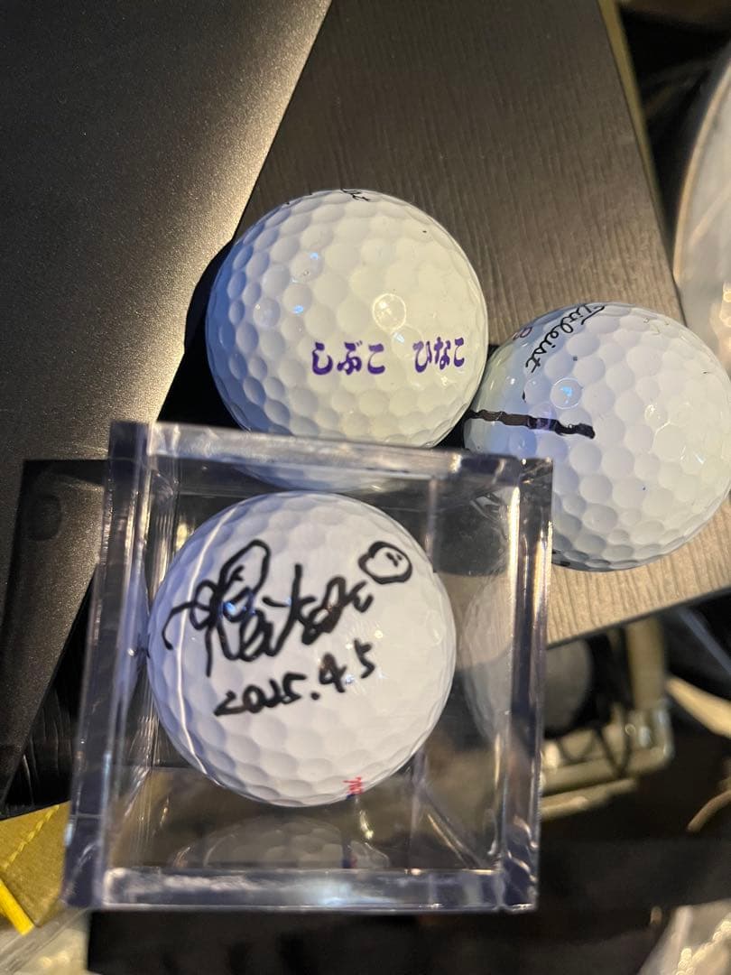 原英莉花選手　実使用球ネームボール　直筆サイン
