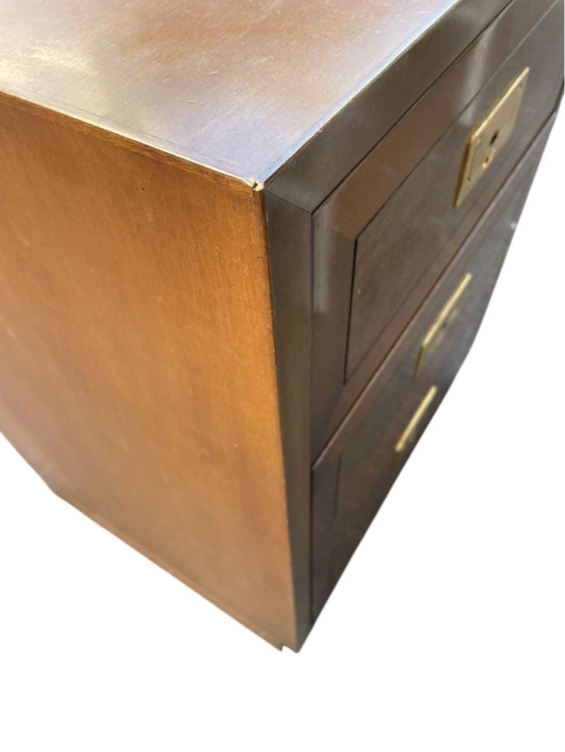 カリモク ドマーニ モーガントン オーク材 三段 チェスト キャビネット