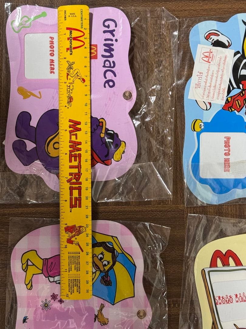 タイ マクドナルド ヴィンテージ フォト フレーム ディスプレイ コンプ レア