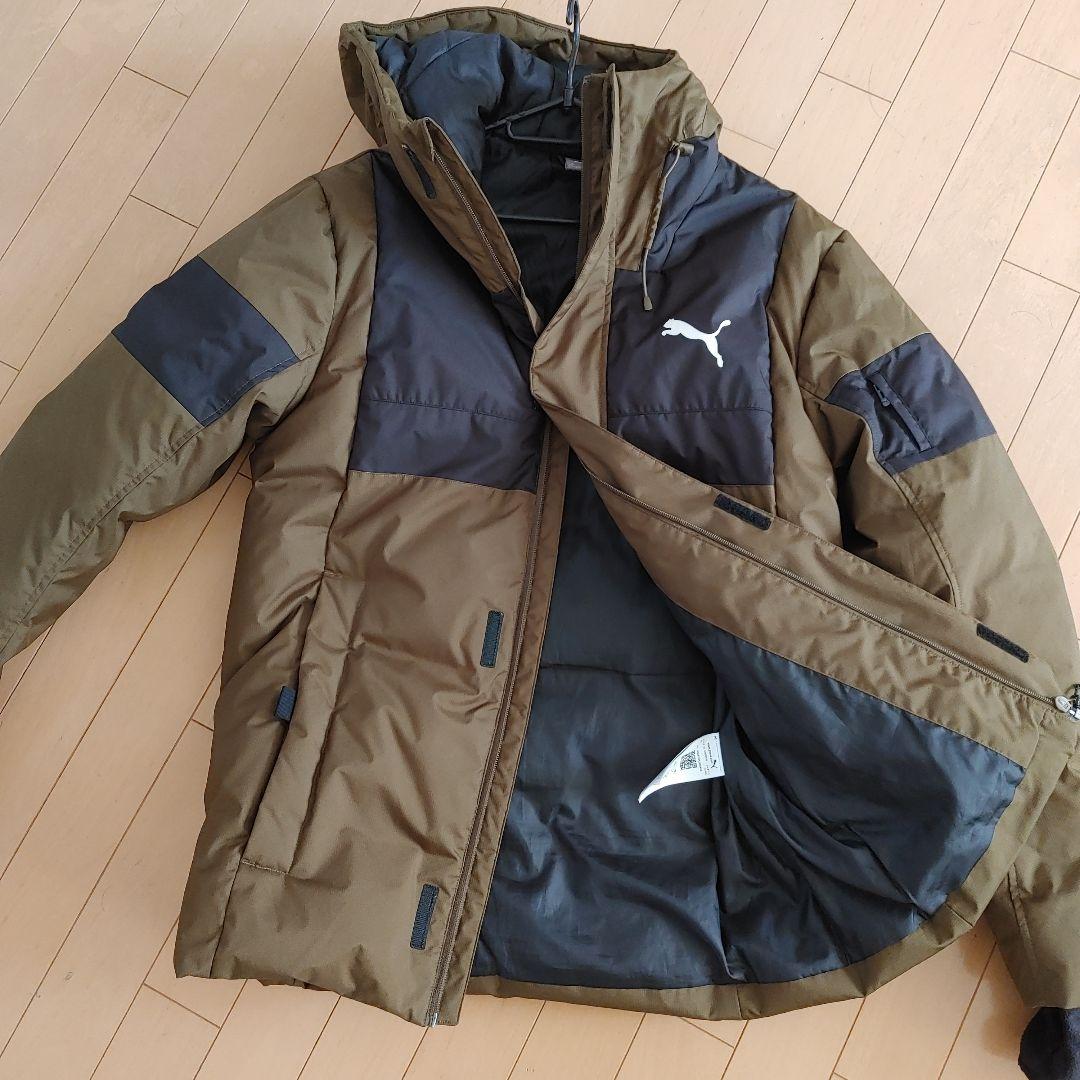 Puma ダウンジャケット オリーブグリーン