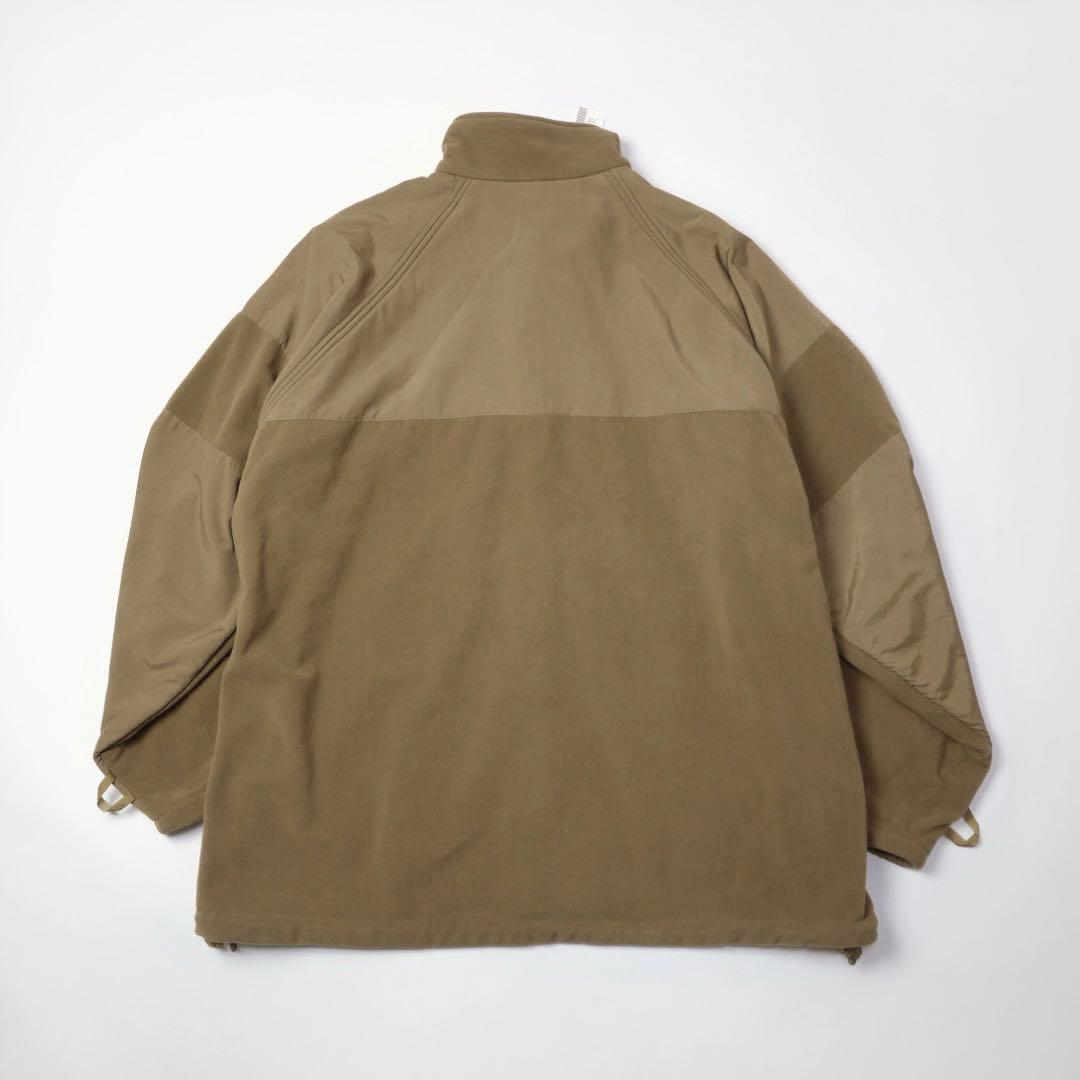 デッド米軍US NAVYミリタリー フリース ジャケット軍物コヨーテXL NWU