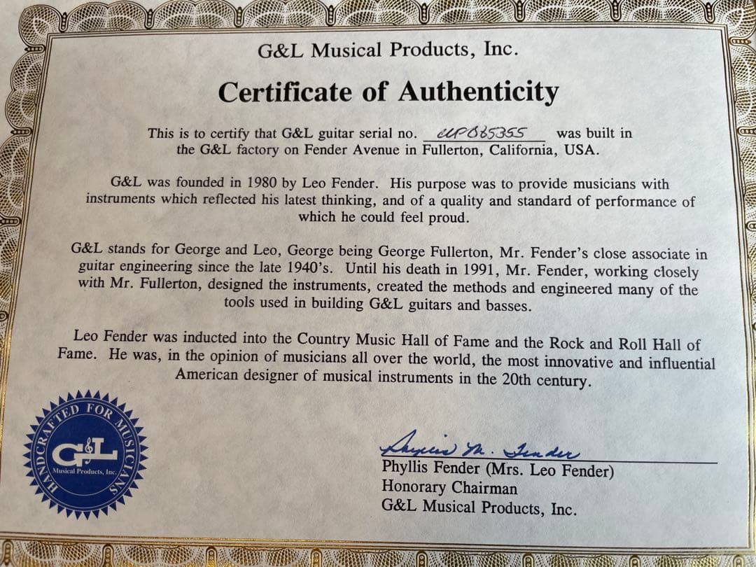 G&L ASAT classic USA '12 美品