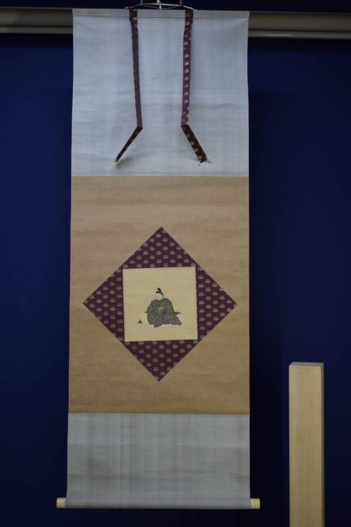 不詳/作者不詳/藤原道定公図/布袋屋掛軸HI-411