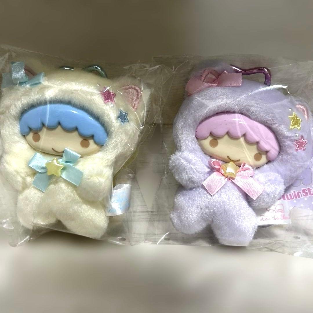 サンリオ キキララ リトルツインスターズ ねこ ぬいぐるみマスコット セット