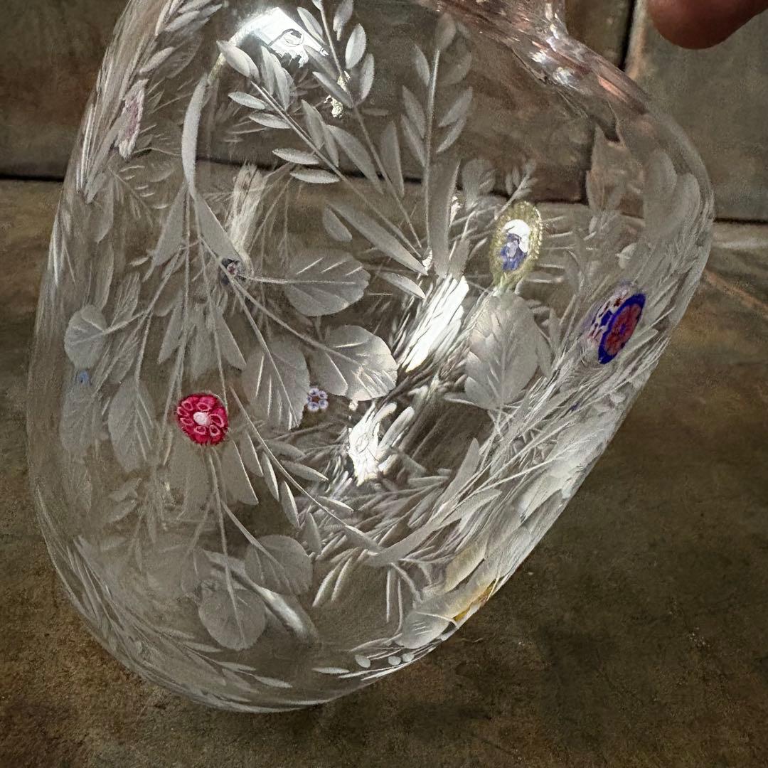 サンルイ ボッティチェリ ミルフィオリ デキャンタ st.louis