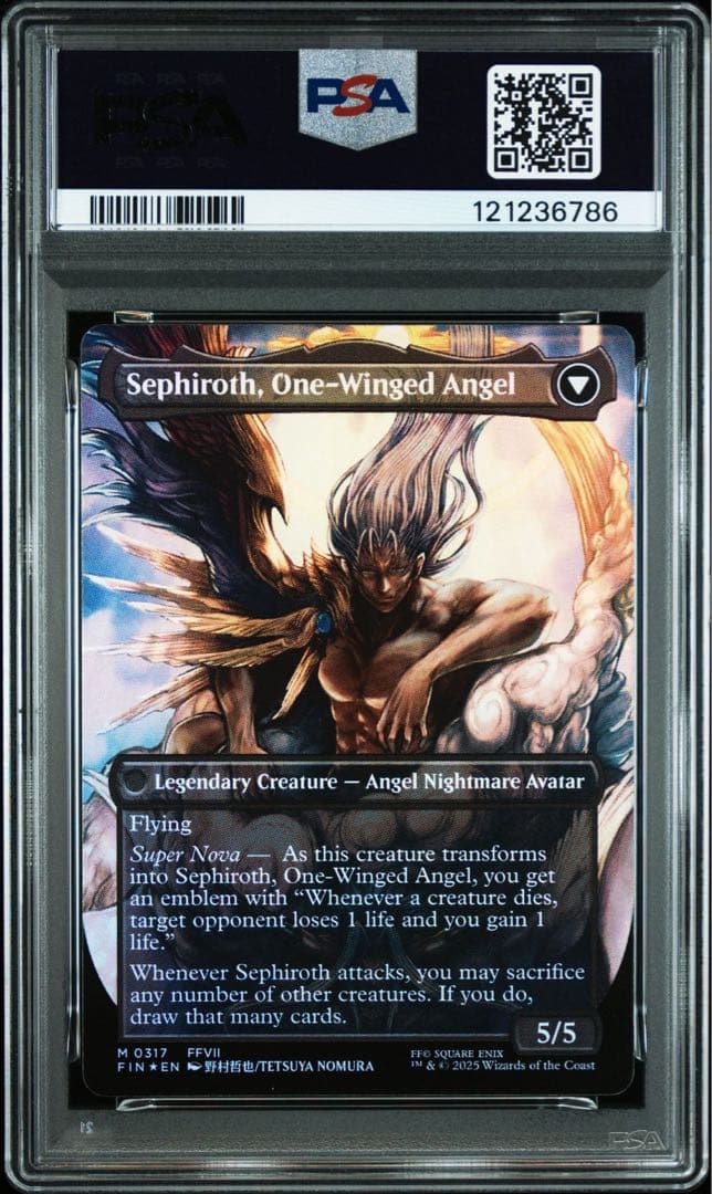 MTG PSA10 威名のソルジャー、セフィロス ボーダーレス版英語foil