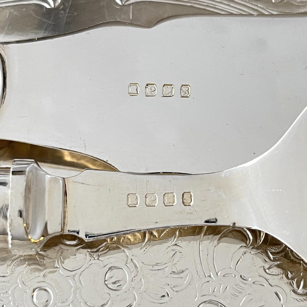 【英国】ビクトリアンのサーバーセット【シルバープレート】