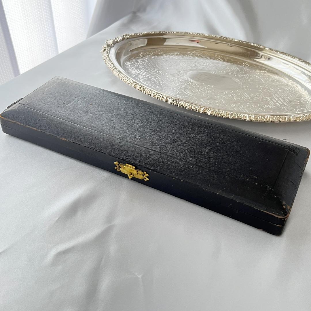 【英国】ビクトリアンのサーバーセット【シルバープレート】