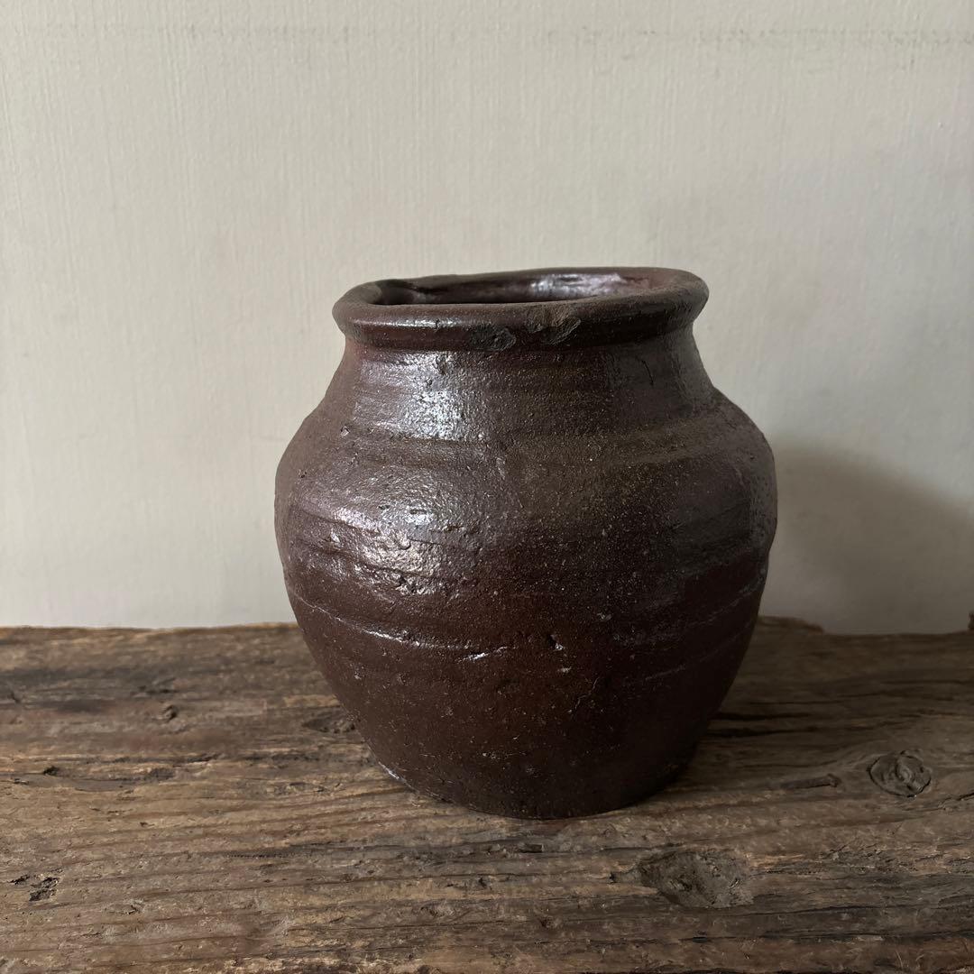 古備前片口壷 .古越前.常滑.丹波.信楽.瀬戸.六古窯　骨董　検:李朝　白磁