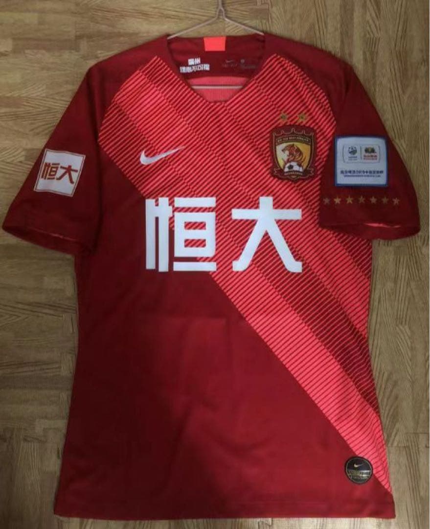 閲覧用⭐︎【選手支給品】広州恒大10番鄭智選手ユニフォームセット6枚